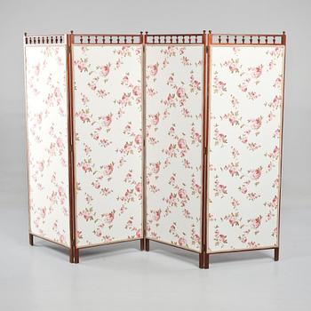 SKÄRMVÄGG, 1800-talets andra hälft.