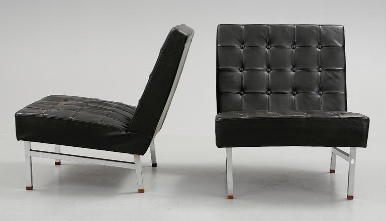 FÅTÖLJER, ett par, 1900-talets andra hälft.