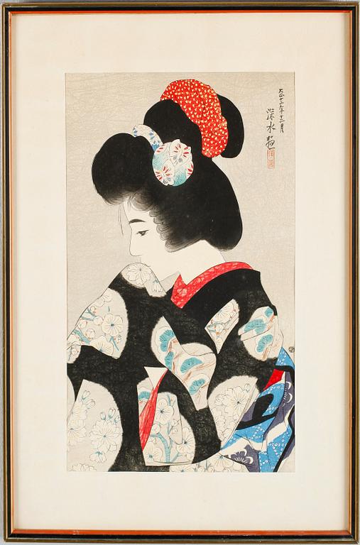 TRÄSNITT, Ito Shinsui (1898-1972), Japan.