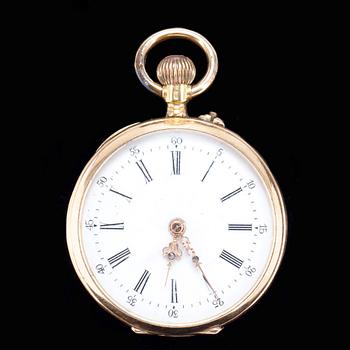 FICKUR, 18K guld, 1900-talets början/första hälft.