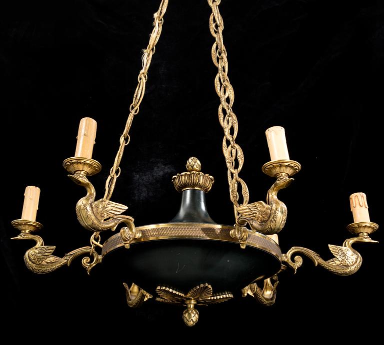 A French ceiling lamp, first half of the 20th century.