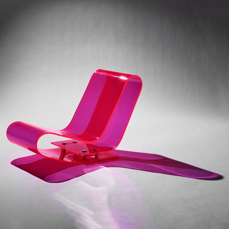 Maarten Van Severen, an 'LCP' easy chair, Kartell, Italy post 1997.