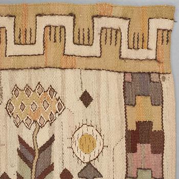 Märta Måås-Fjetterström, A drape, "Taraxacum", tapestry weave, ca 243,5-244,5 x 151-155 cm, signed AB MMF.