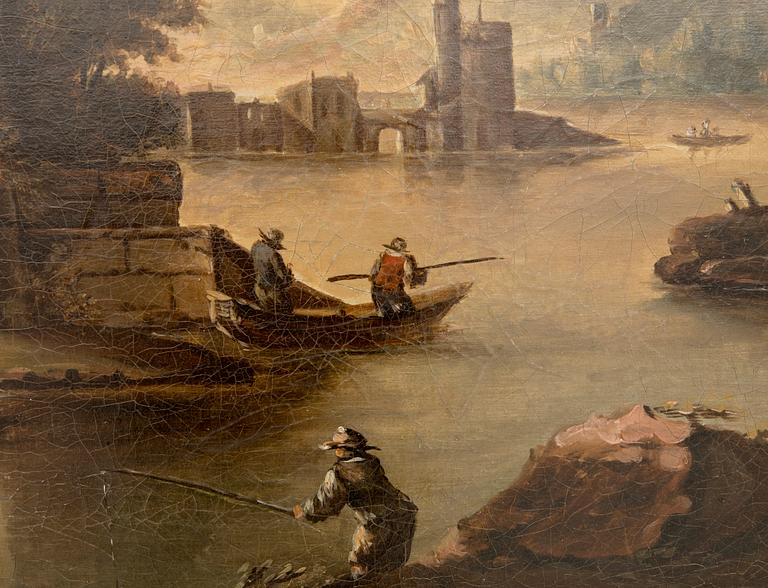 Claude Joseph Vernet, hans krets ruinlandskap.