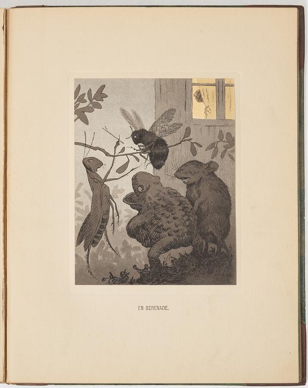 Theodor Kittelsen, book, 'Har dyrene sjæl', 1893. - With 20 colour plates.