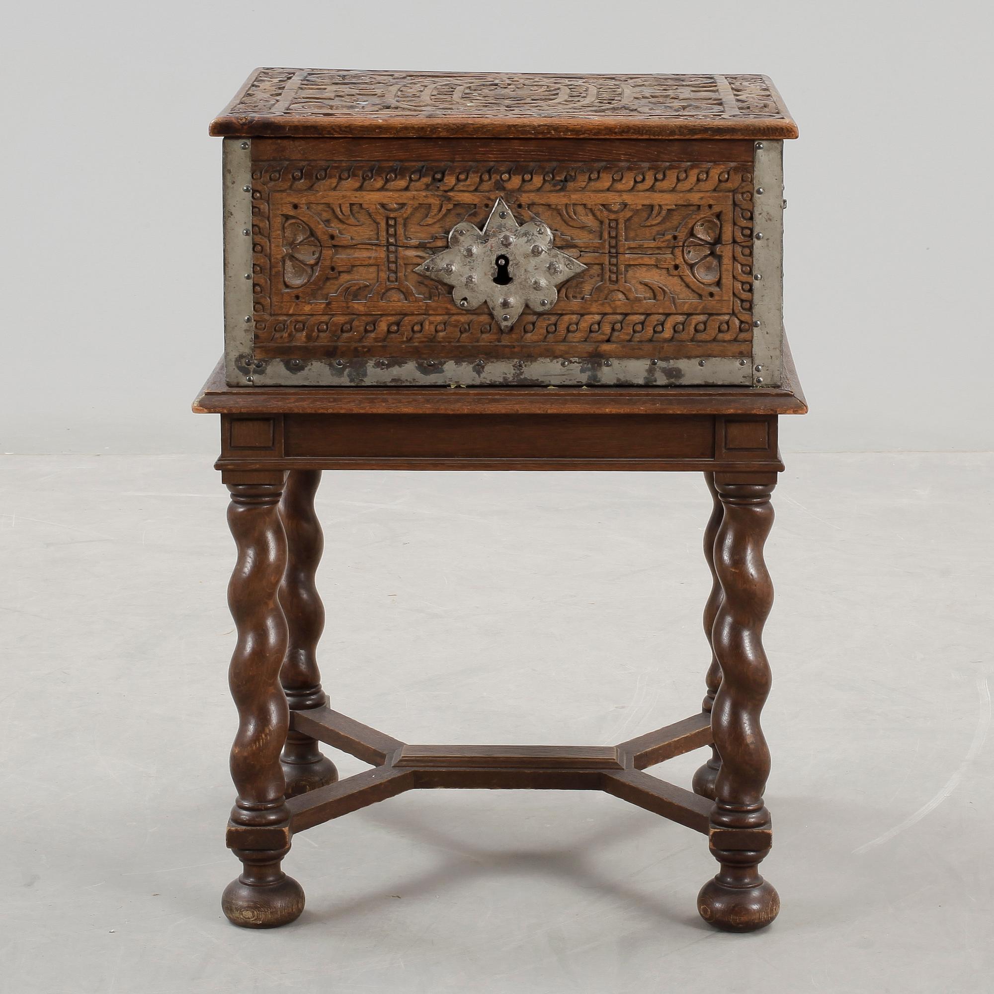 SKRIN, barock, daterad 1658.