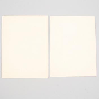 HENRY B. GOODWIN, Two photo gravures from the book Vårt vackra Stockholm signed in the negative.