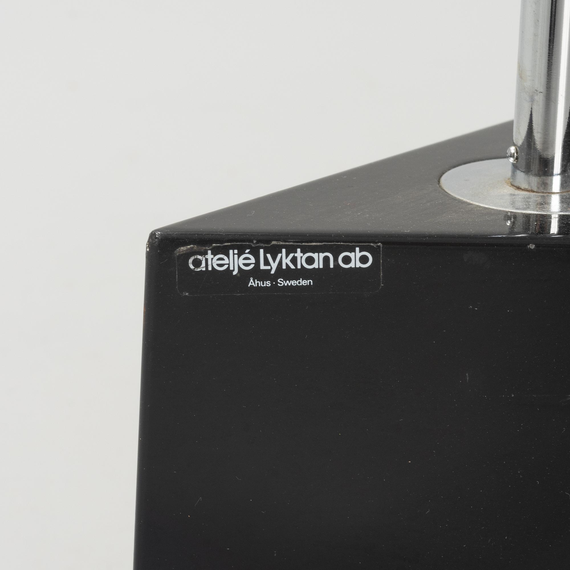 Lars Bessfelt & Christian von Sydow, "Triggy", ateljé Lyktan, golvlampa, Åhus, 1980-tal.