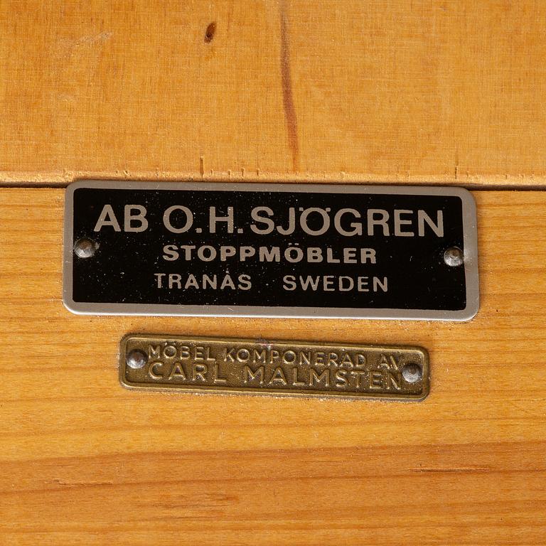 Carl Malmsten, soffa "Visingsö", 1900-talets slut.