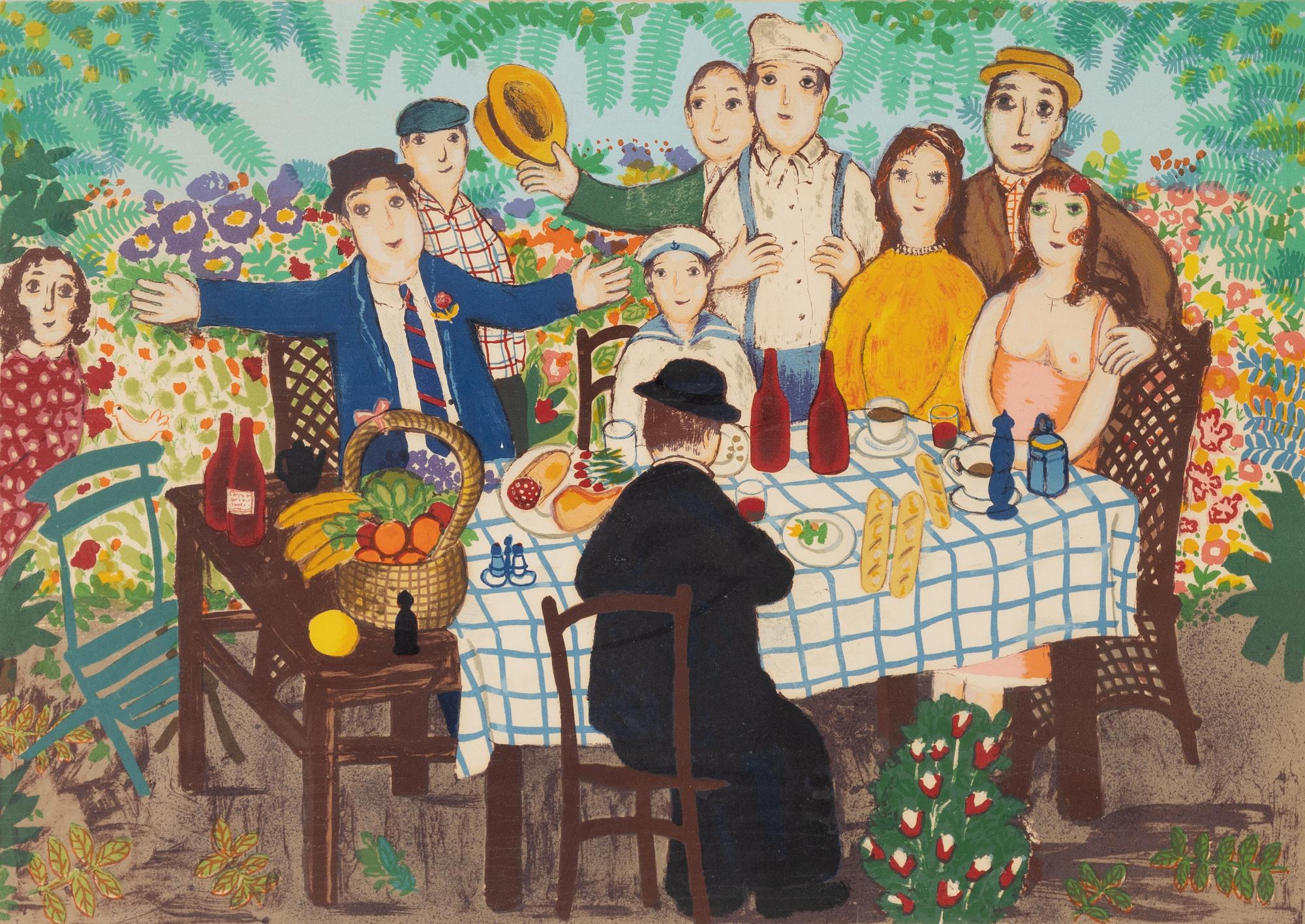 Lennart Jirlow, färglitografi, 1976, signerad 188/460.