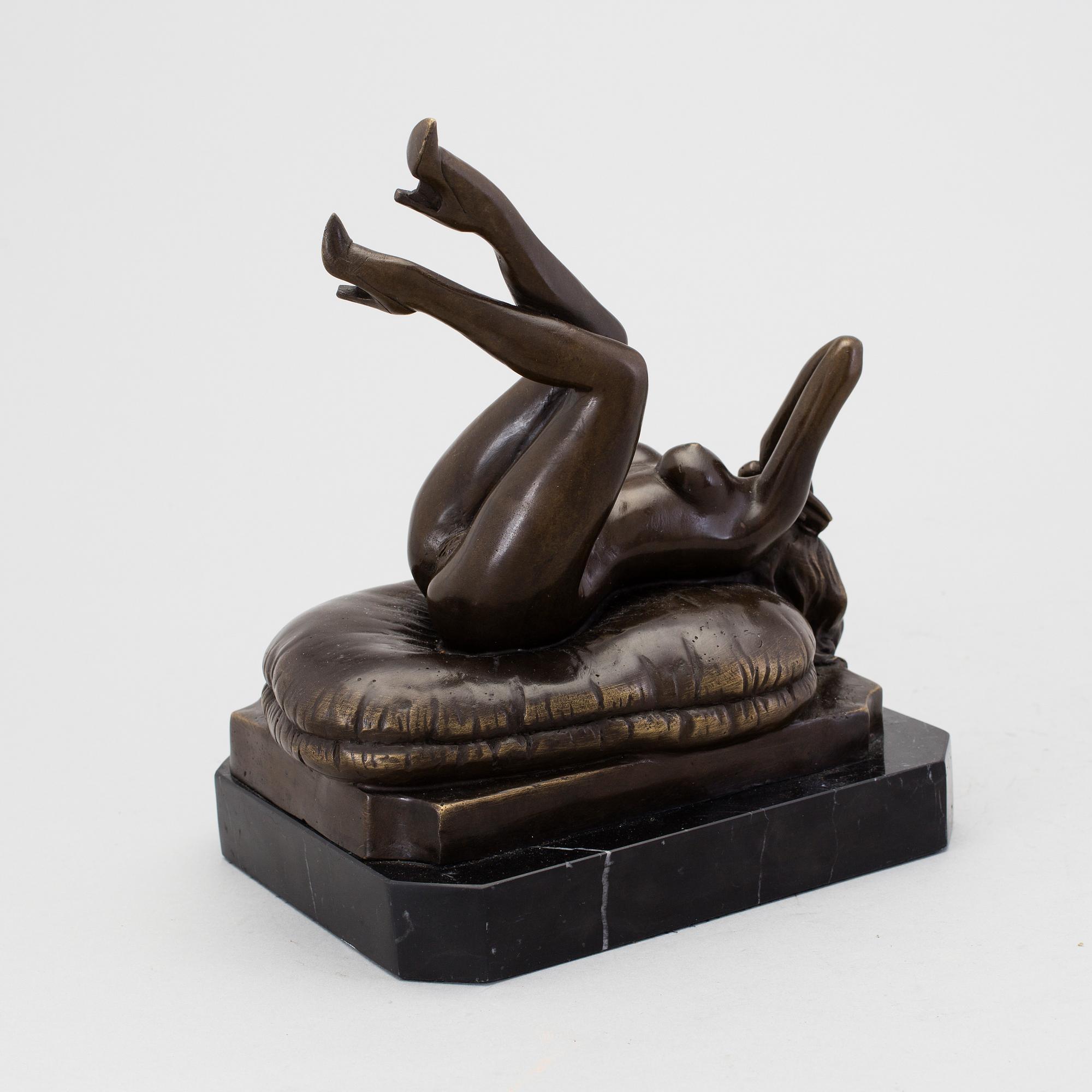 BRUNO ZACH, After, Sculpture in bronze, signed in the cast.