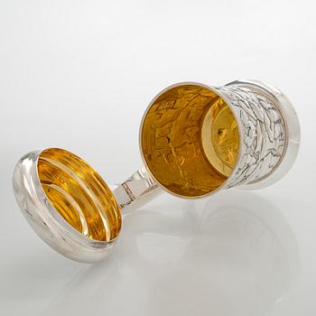 A silver tankard, Auran Kultaseppä Turku 1972.