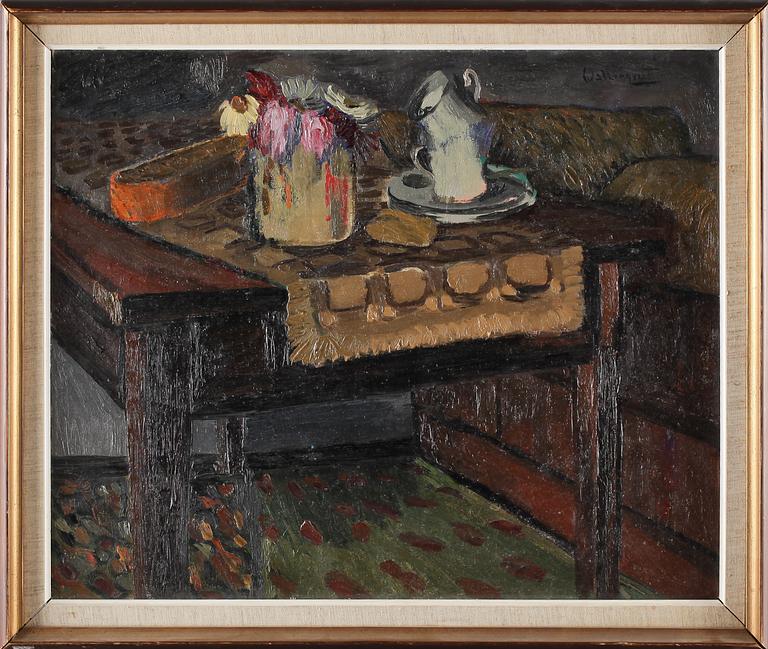 EDVARD WALLENQVIST, olja på duk, signerad.