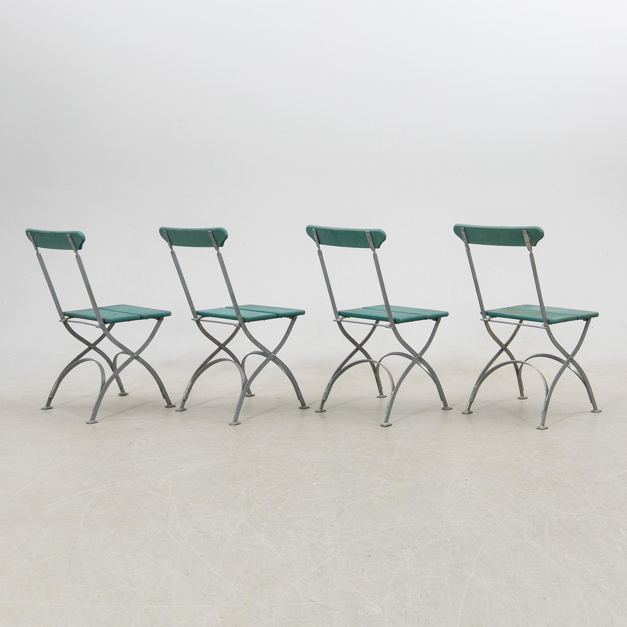 Garden group 4 pcs Grythyttan "Bryggeriserien" second half of the 20th century.