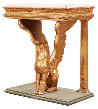 657. A Swedish Empire 19th century console table.