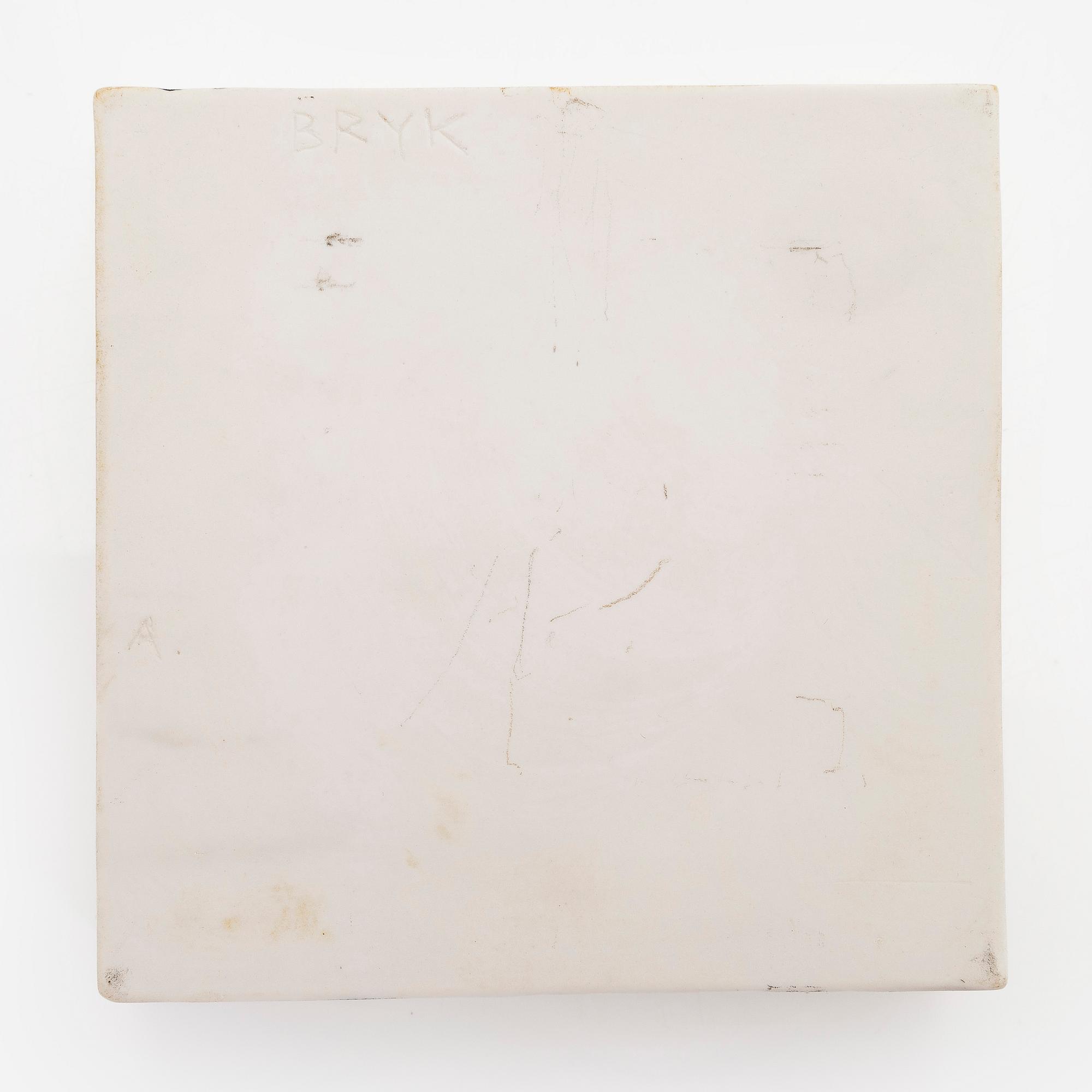 Rut Bryk, seinäreliefi, kivitavaraa, signeerattu BRYK.