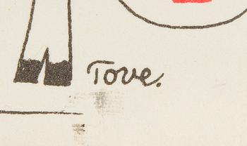 Tove Jansson, Booklet, A Tale of Moomintroll for Föreningsbanken, Helsinki 1956.