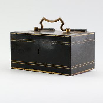 KASSASKRIN, järn, J Tanns, 11 Newgate Street, London, 1800-talets första hälft.