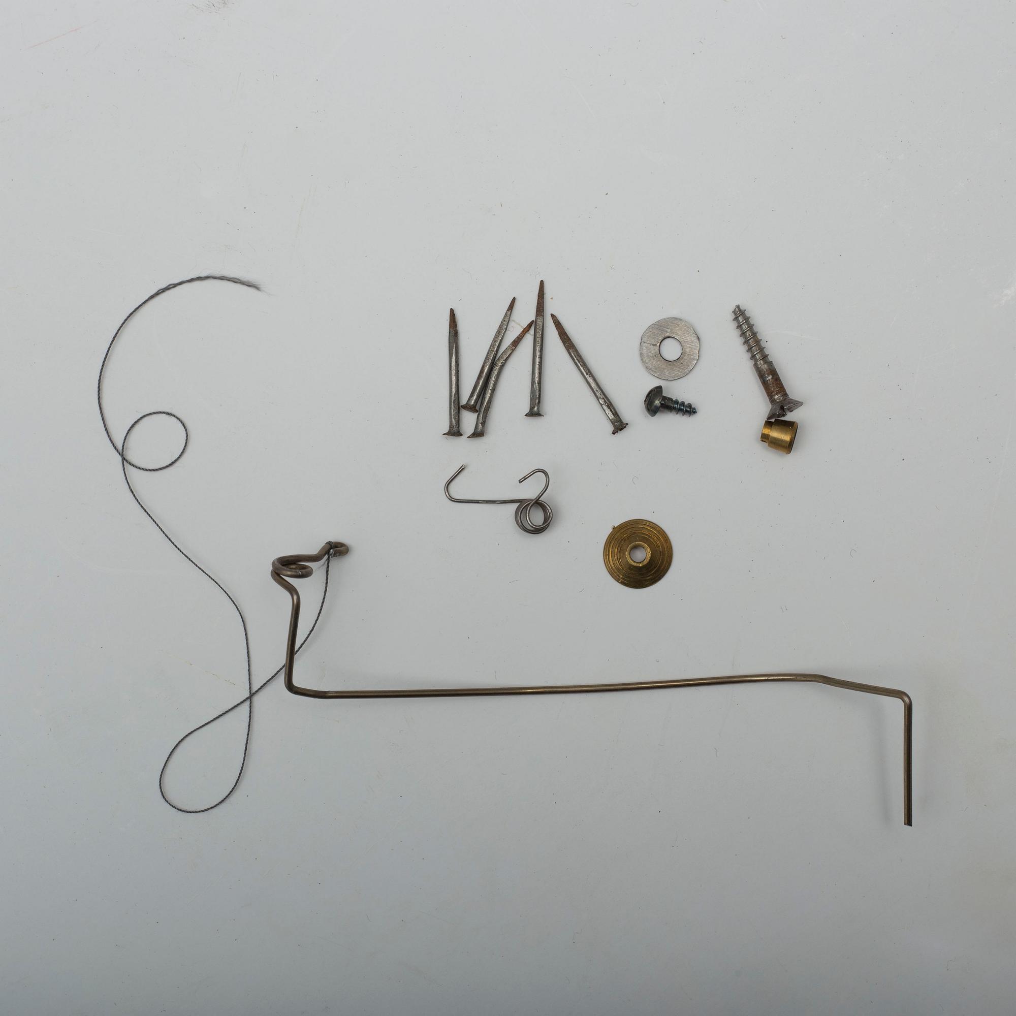 A late gustavian wall clock, signed Beurling, Stockholm. Late 18th / early 19th century.