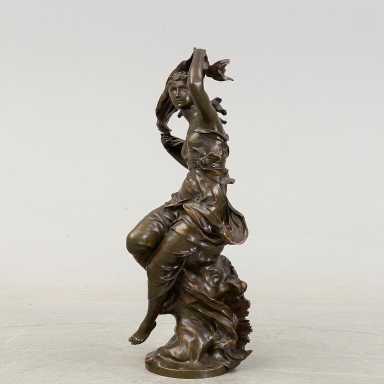 JEAN-BAPTISTE GERMAIN, after, bronze sculpture, 20th century.