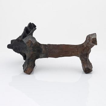 Olle Hermansson, eldhund, "Räven", Husqvarna.