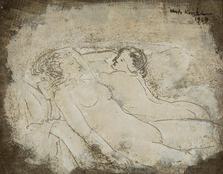 Unto Koistinen, Two Reclining women.
