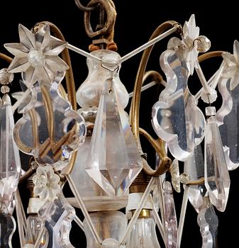 LJUSKRONA, barockstil, 1800/1900-tal. H 90.