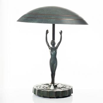 Bordslampa, art deco, 1920/30-tal.