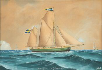 Lars Petter Sjöström, Tvåmastskonaren "Torsten" från Malmö.