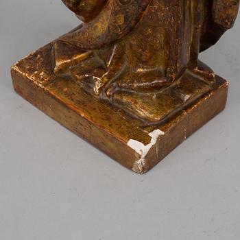 A wooden sculpture, 18th Century.