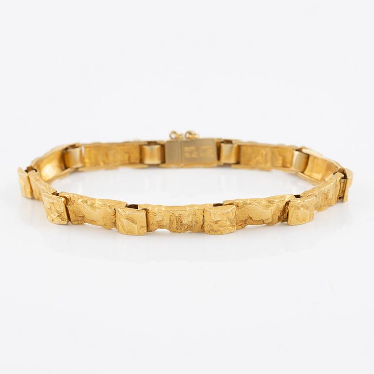 Björn Weckström, bracelet "Jotos", 18K gold, Finland.