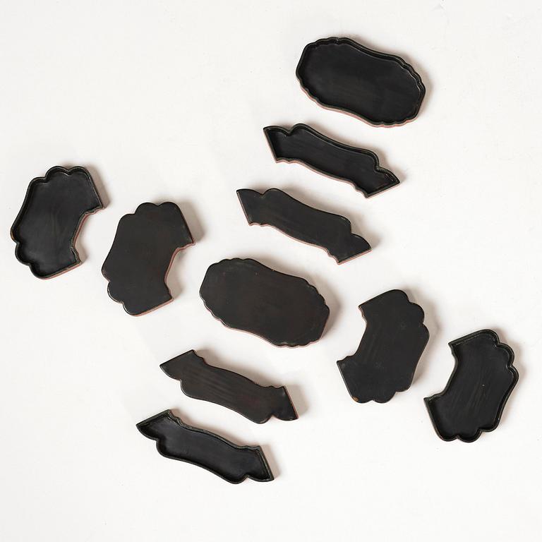 A fine carved lacquer box and cover with tianqi lacquer inset boxes and covers, Qing dynasty, Qianlong (1736-95).