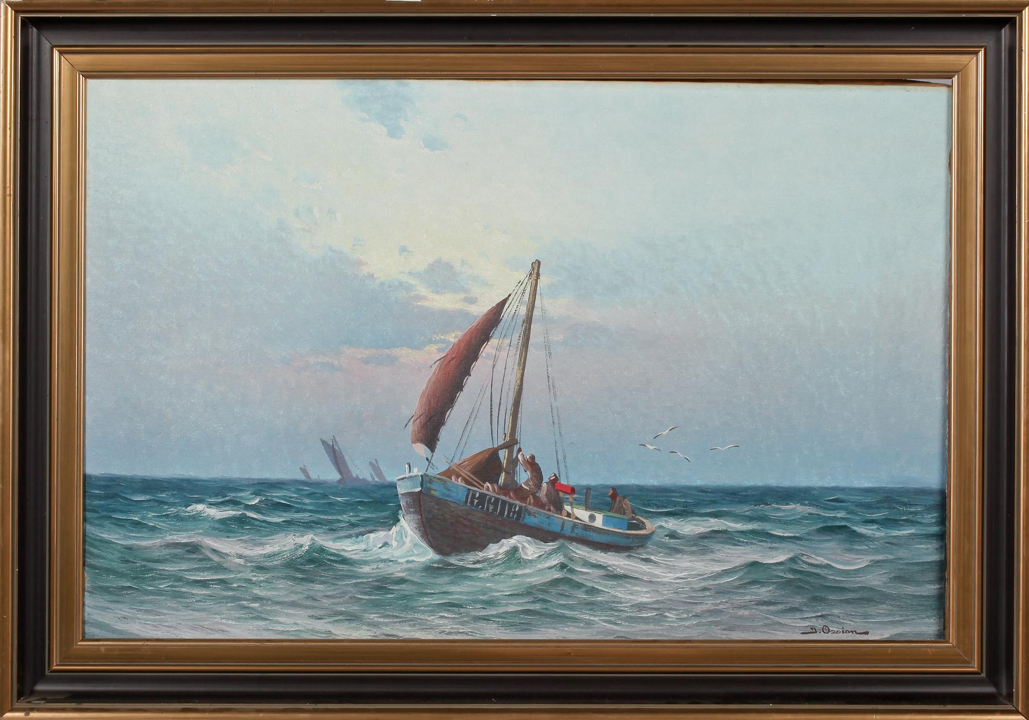 JOHAN OSSIAN-ANDERSSON, olja på duk, signerad.