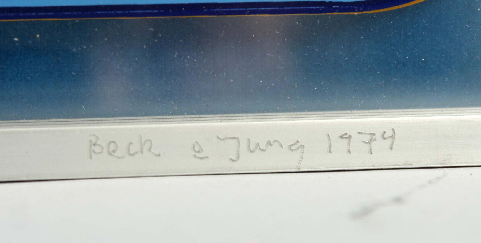 BECK & JUNG (HOLGER BÄCKSTRÖM & BO LJUNGBERG). SKULPTUR, plexiglas. Sign o dat 1974 , numr 20/50.