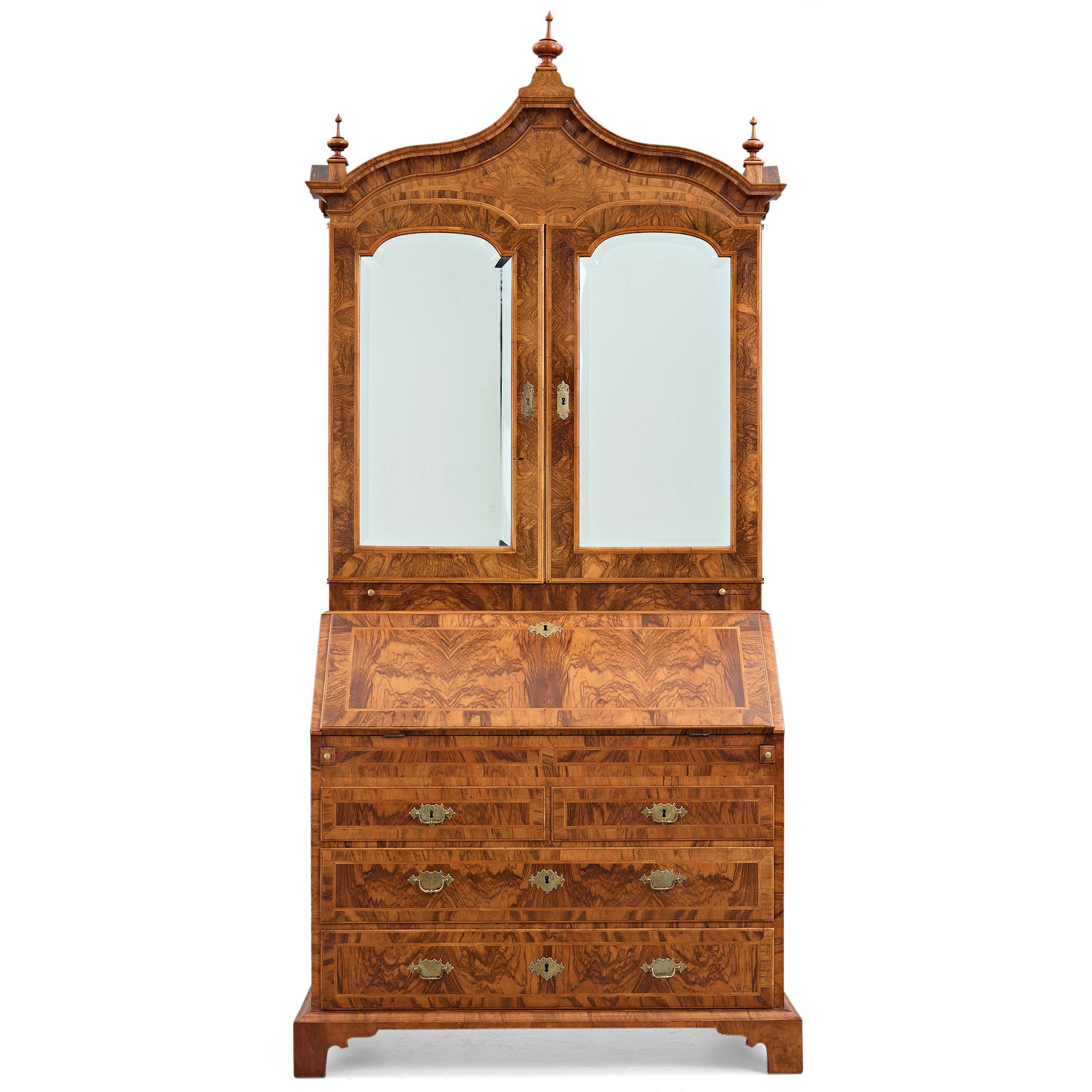 A Swedish late Baroque cabinet by Johan Hugo Fürloh (master in Stockholm 1724-1745).