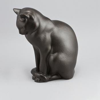 SKULPTUR, gjutjärn, "Jönssons katt", Anders Jönsson, Firma Svenskt Tenn, formgiven 1915.