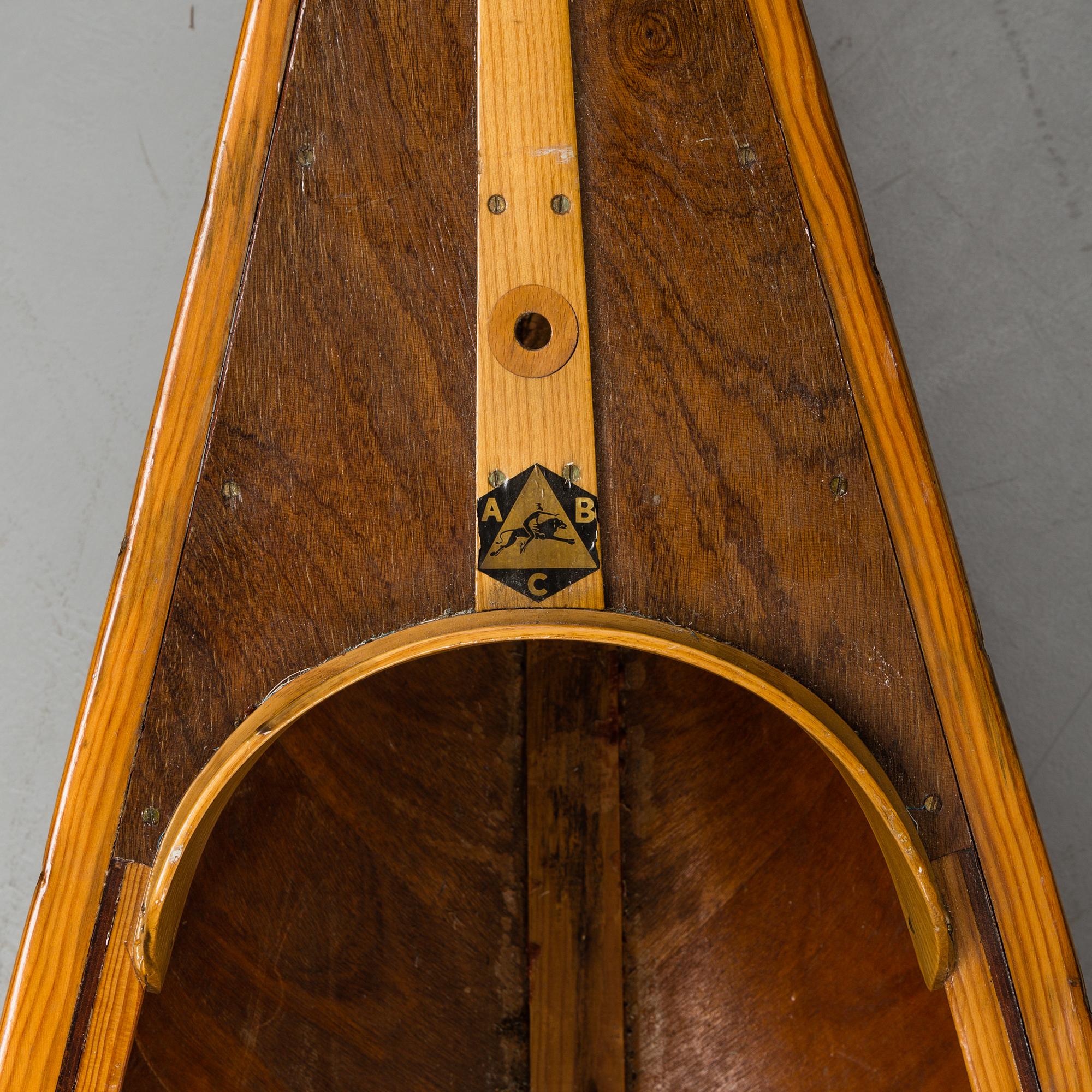 A CANOE. Manufactured by ABC, Kungälv (AB bröderna Claesson). 1960s. Signed with label.