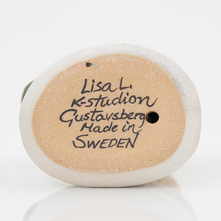 Lisa Larson, four stoneware Lucia figurines, K-studion, Gustavsberg.