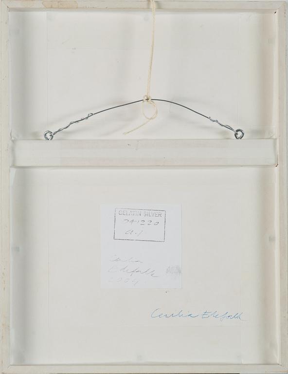 CECILIA EDEFALK, gelatin silver print,  signerad och daterad 2004 a tergo.