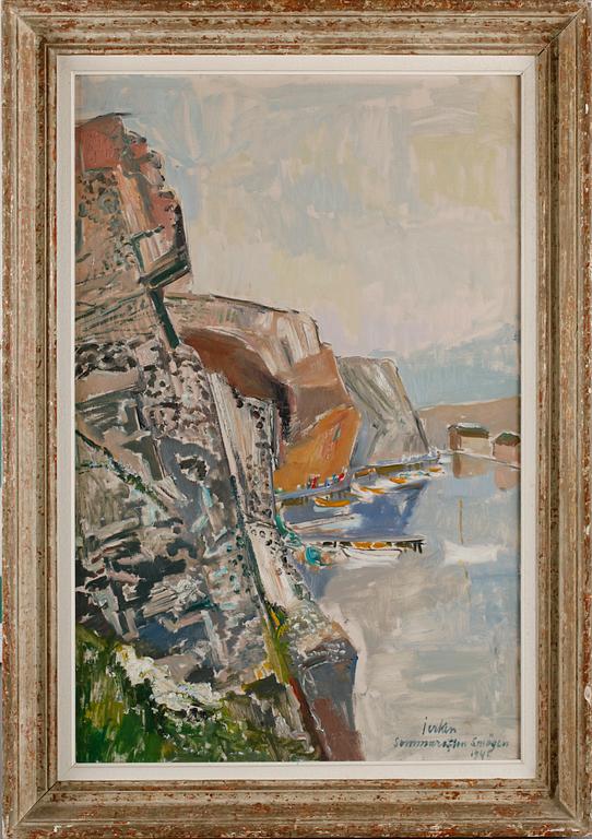 ERIK JERKEN, olja på duk, signerad och daterad 1945.