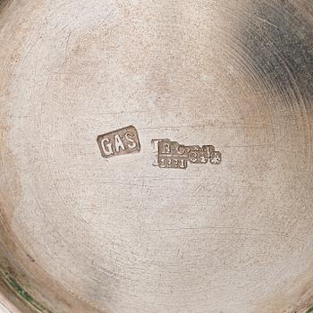 Gustav Alexander Sohlman, maitokannu, hopeaa, Pietari, Venäjä 1871.