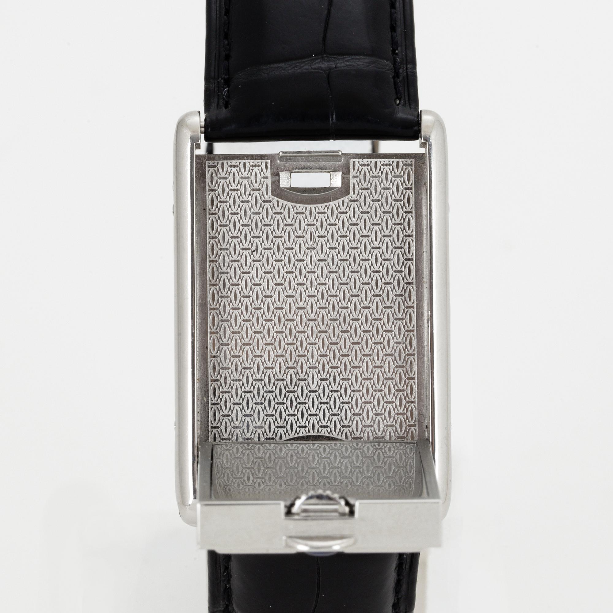 CARTIER, Tank Basculante, armbandsur, 25,4 x 31,2 mm.