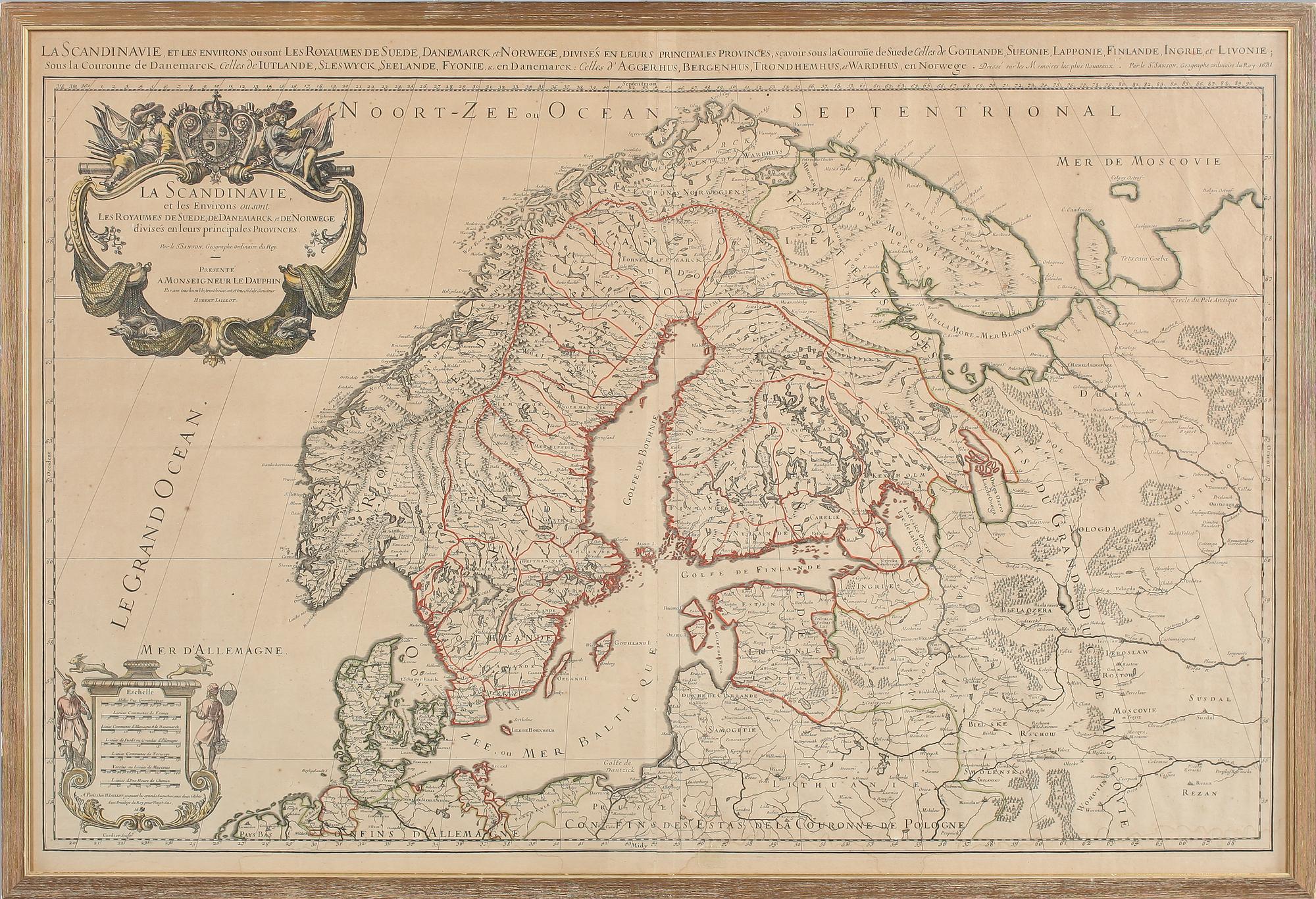 KARTA, Sanson, 1800-tal.