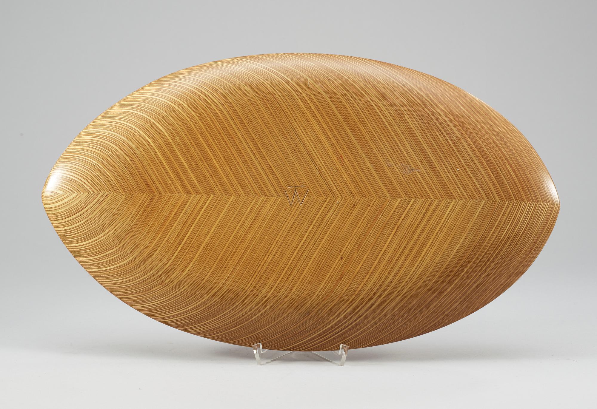 Tapio Wirkkala, A Tapio Wirkkala laminated birch leaf dish, Finland 1950's.