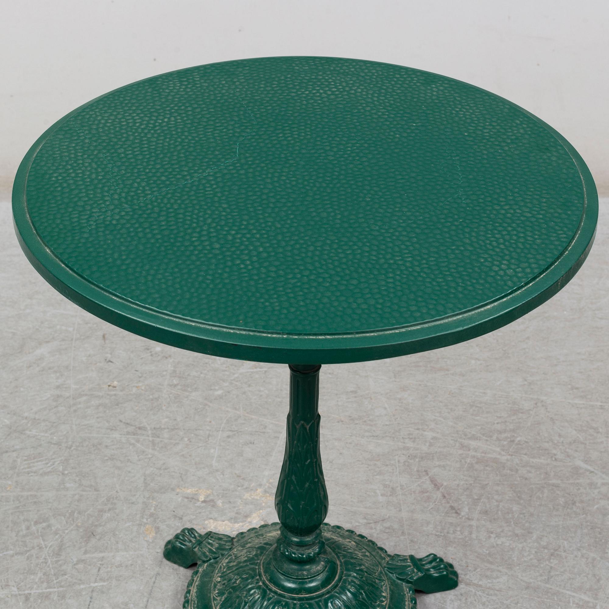 TRÄDGÅRDSMÖBEL, 5 delar, Byarums bruk, 1900-talets andra hälft.