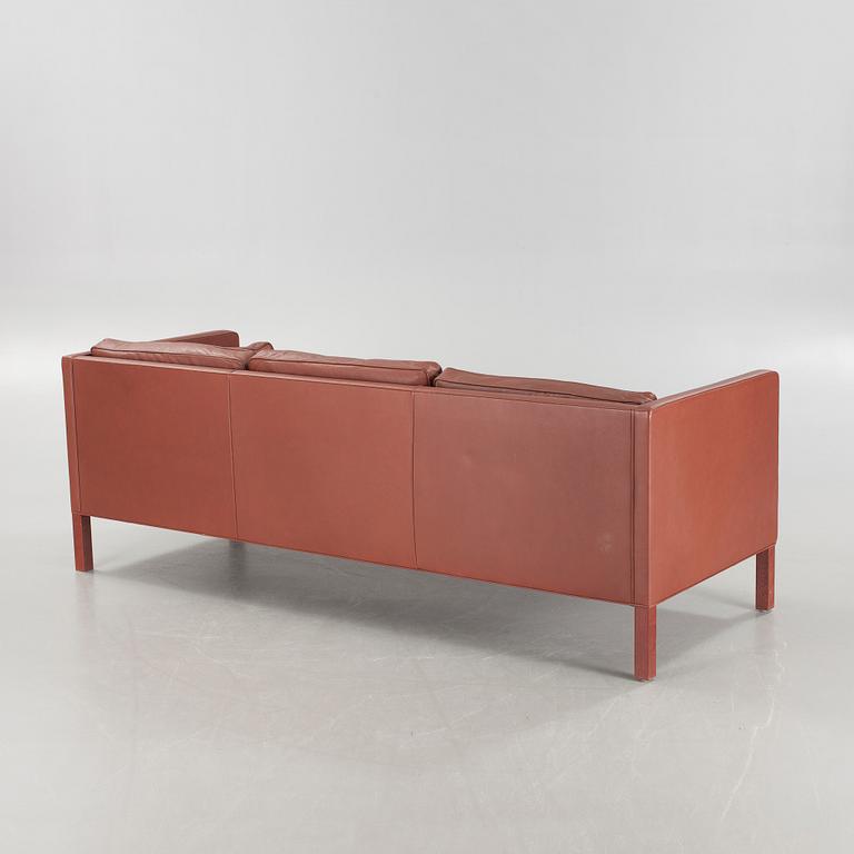 A "2443-39" sofa, designed by Børge Mogensen for Fredericia Stolefabrik, fourth quarter of the 20th cenutry.