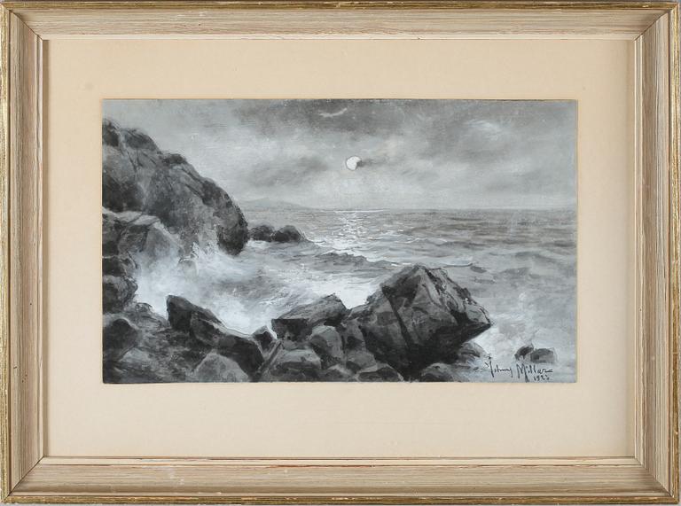 JOHNNY MILLAR, gouache, signerad och daterad 1923.