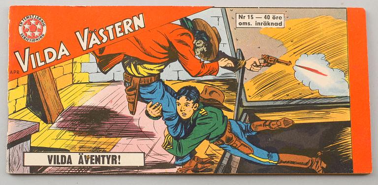 SERIETIDNINGAR, ca 80 st, 1960-tal.