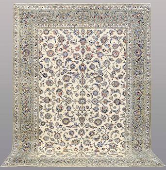 A CARPET, Kashan, 383 x 274 cm.
