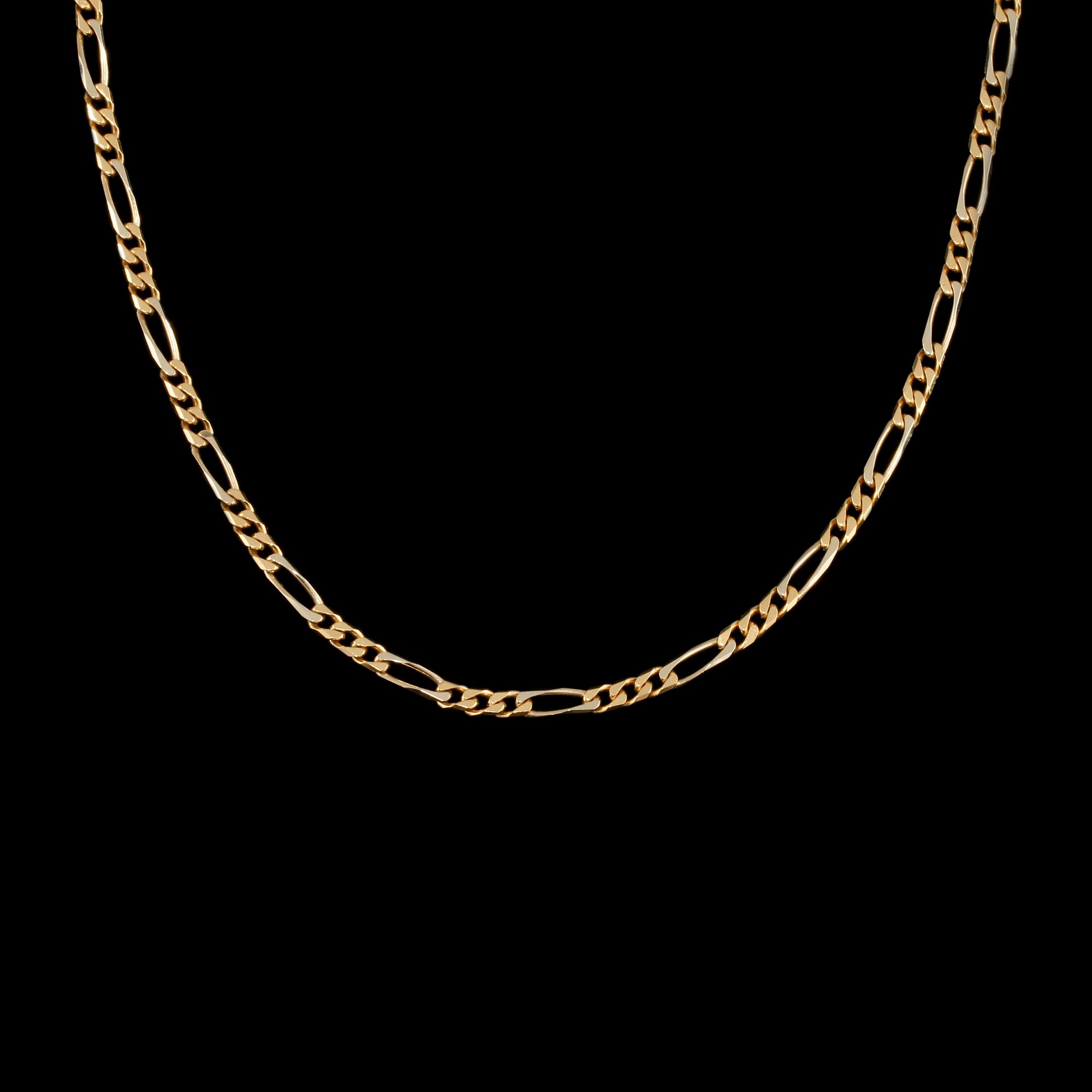 HALSLÄNK, 18k guld, Dubai, 1900-talets sista kvartal. Vikt  20 g.